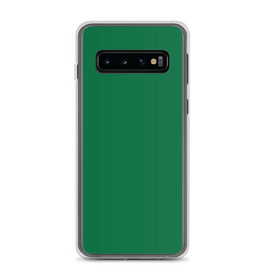 Emerald Green Samsung Clear Thin Case Plain Color CREATIVETECH