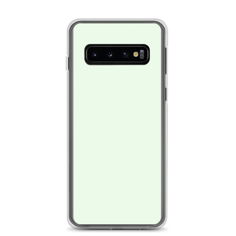Load image into Gallery viewer, Honeydew Green Samsung Clear Thin Case Plain Color CREATIVETECH