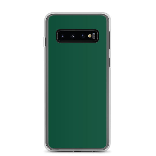 British Racing Green Samsung Clear Thin Case Plain Color CREATIVETECH