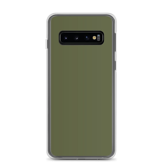 Saratoga Green Samsung Clear Thin Case Plain Color CREATIVETECH