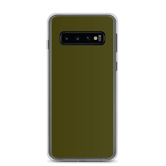 Karaka Tabacco Green Samsung Clear Thin Case Plain Color CREATIVETECH