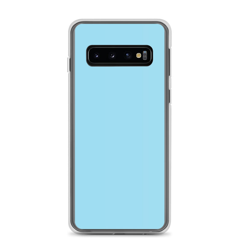 Load image into Gallery viewer, Columbia Blue Samsung Clear Thin Case Plain Color CREATIVETECH