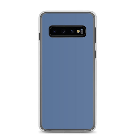 Kashmir Blue Samsung Clear Thin Case Plain Color CREATIVETECH