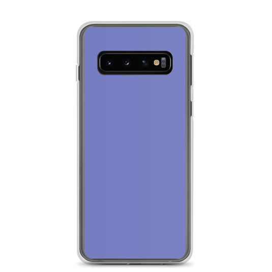 Medium Slate Blue Samsung Clear Thin Case Plain Color CREATIVETECH