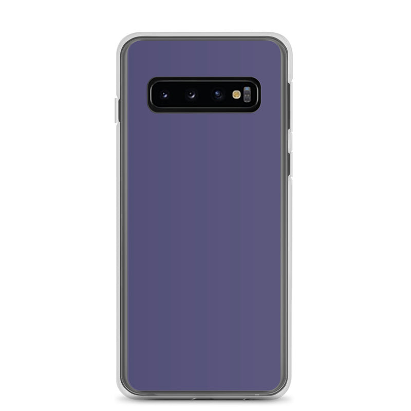 Load image into Gallery viewer, Corn Flower Blue Samsung Clear Thin Case Plain Color CREATIVETECH