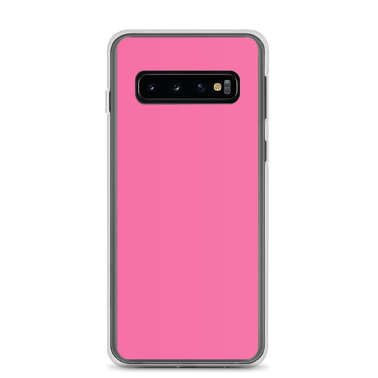 Violet Red Samsung Clear Thin Case Plain Color CREATIVETECH