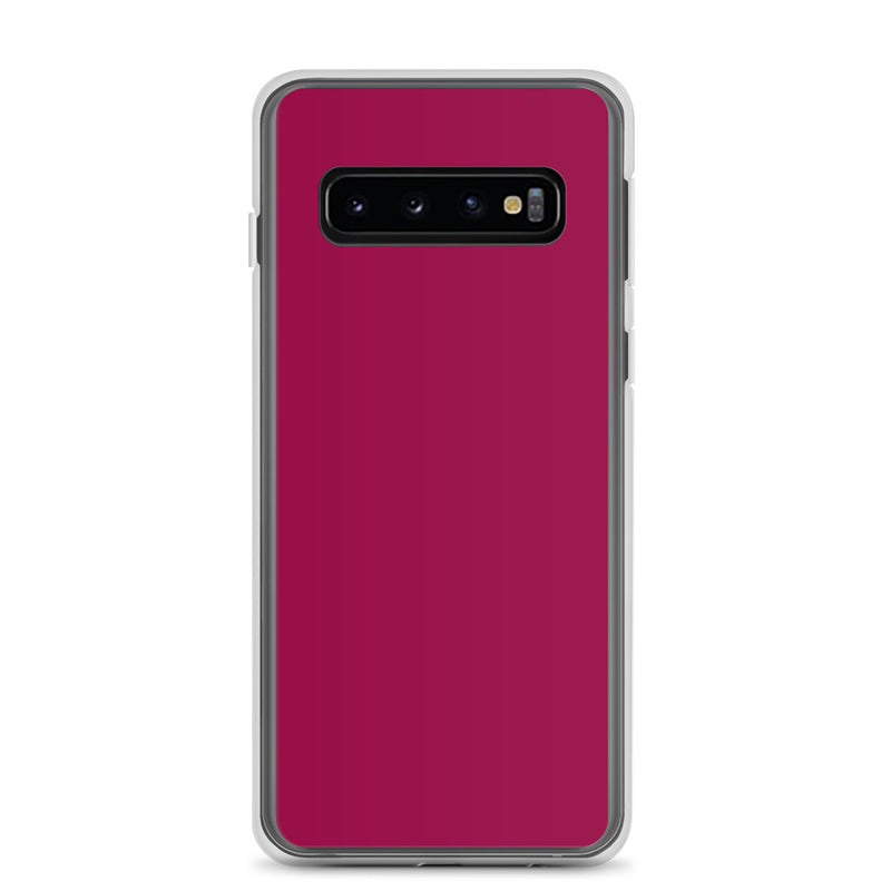 Load image into Gallery viewer, Light Burgundy Samsung Clear Thin Case Plain Color CREATIVETECH