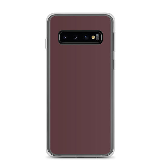 Cab Sav Brown Samsung Clear Thin Case Plain Color CREATIVETECH