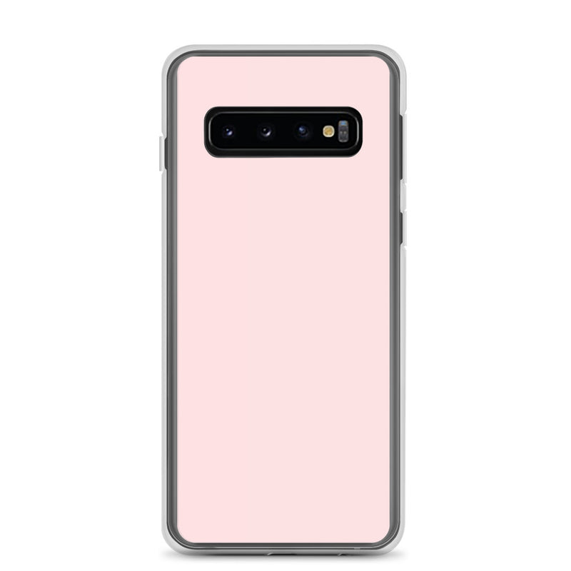 Load image into Gallery viewer, Pale Pink Samsung Clear Thin Case Plain Color CREATIVETECH