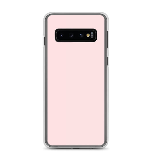 Pale Pink Samsung Clear Thin Case Plain Color CREATIVETECH