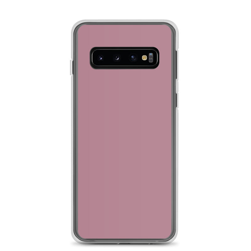 Load image into Gallery viewer, Tapestry Deep Ash Pink Samsung Clear Thin Case Plain Color CREATIVETECH