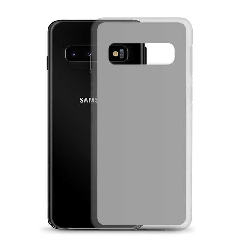 Load image into Gallery viewer, Nobel Grey Samsung Clear Thin Case Plain Color CREATIVETECH