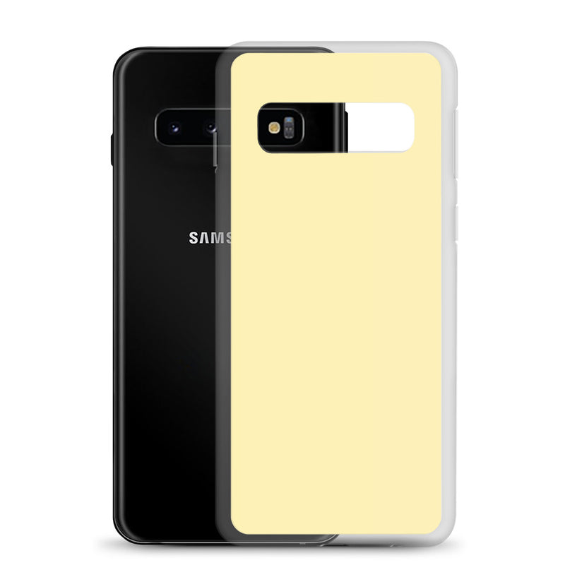 Load image into Gallery viewer, Banana Yellow Samsung Clear Thin Case Plain Color CREATIVETECH