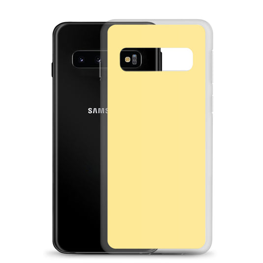 Vis Vis Yellow Samsung Clear Thin Case Plain Color CREATIVETECH