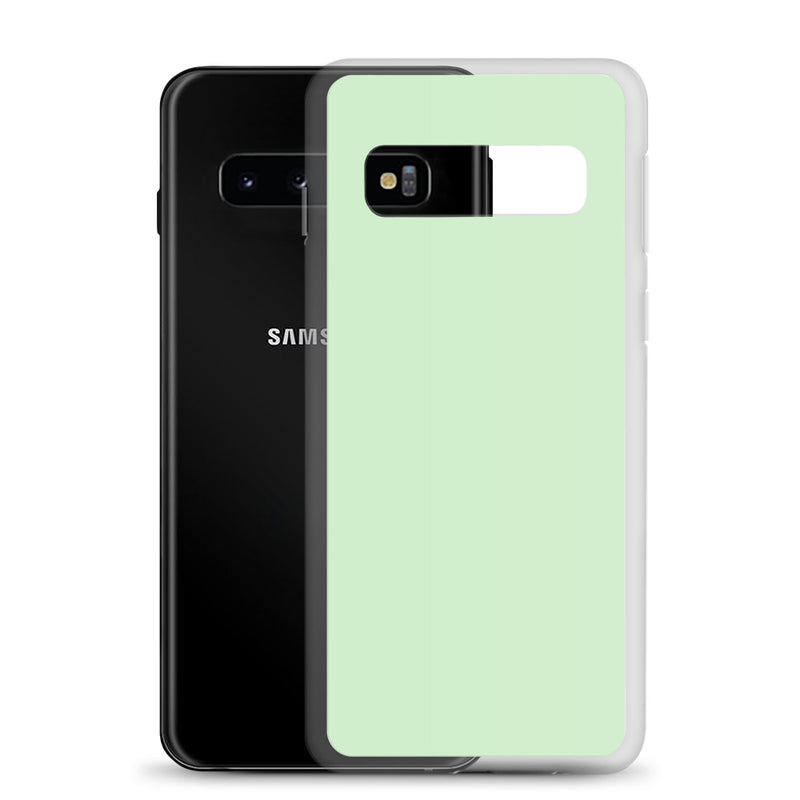 Load image into Gallery viewer, Tara Green Samsung Clear Thin Case Plain Color CREATIVETECH
