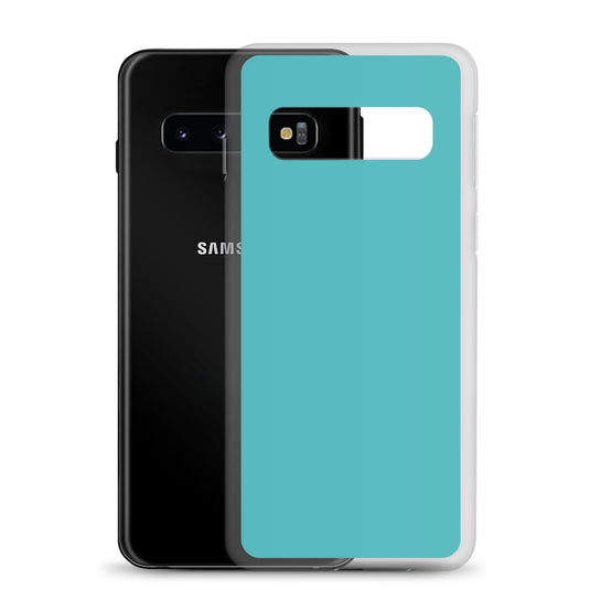Viking Blue Samsung Clear Thin Case Plain Color CREATIVETECH