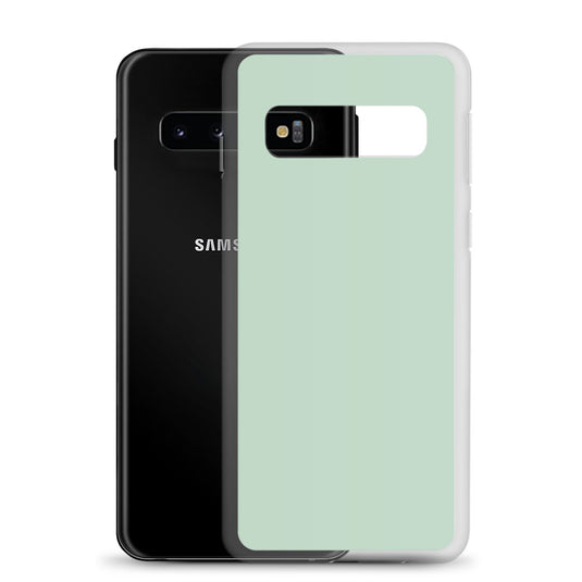 Shallow Edgewater Blue Samsung Clear Thin Case Plain Color CREATIVETECH