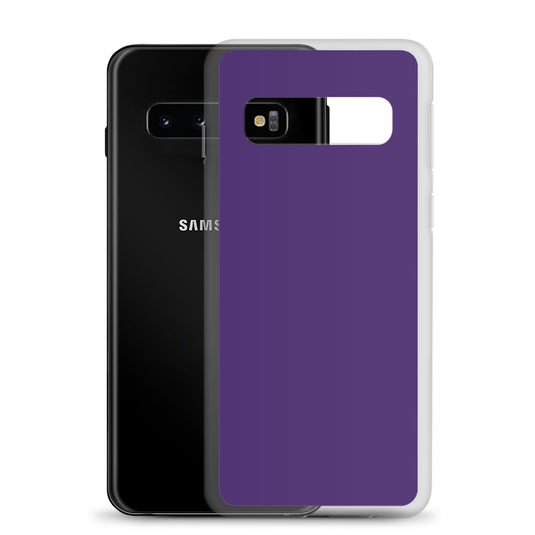 Purple Samsung Clear Thin Case Plain Color CREATIVETECH