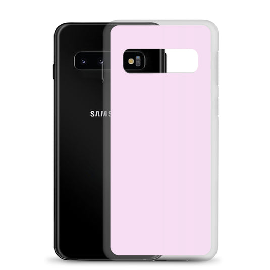 Selago Pink Samsung Clear Thin Case Plain Color CREATIVETECH