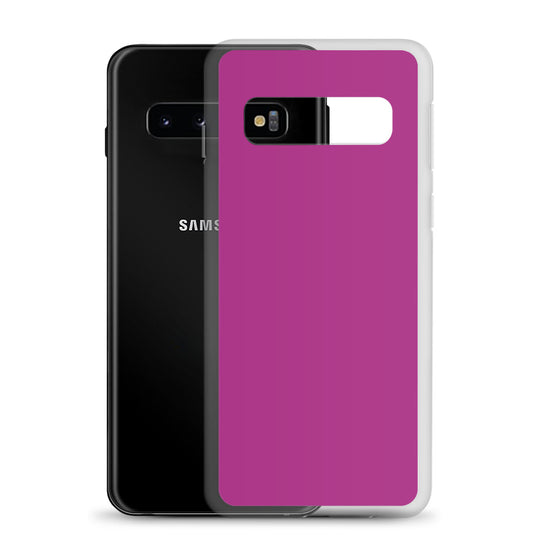 Red Violet Samsung Clear Thin Case Plain Color CREATIVETECH