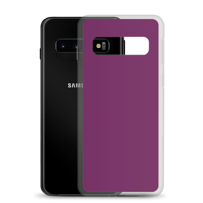 Load image into Gallery viewer, Palatinate Purple Samsung Clear Thin Case Plain Color CREATIVETECH