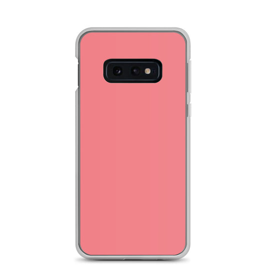 Frolly Red Samsung Clear Thin Case Plain Color CREATIVETECH