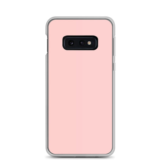 Cosmos Pink Samsung Clear Thin Case Plain Color CREATIVETECH