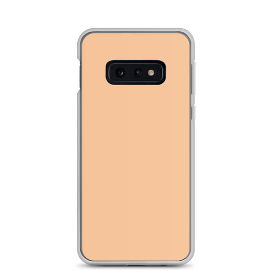 Romantic Orange Samsung Clear Thin Case Plain Color CREATIVETECH