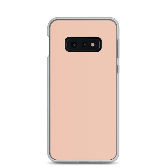 Zinnwaldite Orange Samsung Clear Thin Case Plain Color CREATIVETECH