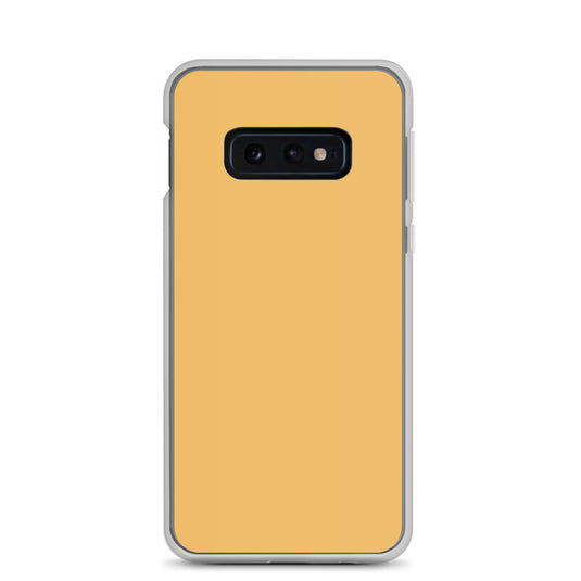 Harvest Yellow Samsung Clear Thin Case Plain Color CREATIVETECH