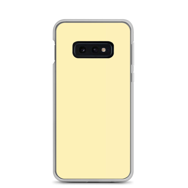 Load image into Gallery viewer, Banana Yellow Samsung Clear Thin Case Plain Color CREATIVETECH