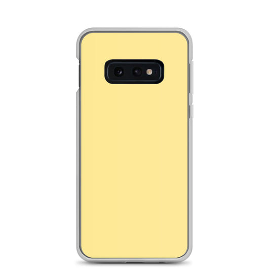 Vis Vis Yellow Samsung Clear Thin Case Plain Color CREATIVETECH
