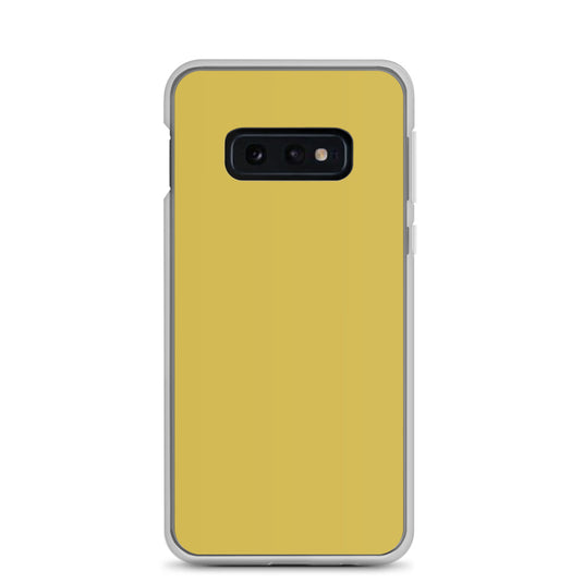 Old Gold Samsung Clear Thin Case Plain Color CREATIVETECH