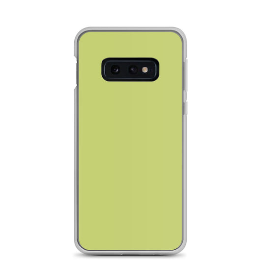 Wild Willow Green Samsung Clear Thin Case Plain Color CREATIVETECH
