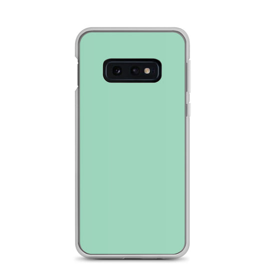 Vista Blue Green Samsung Clear Thin Case Plain Color CREATIVETECH