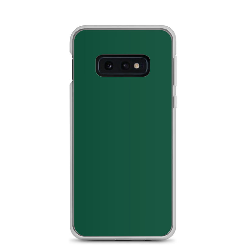 Load image into Gallery viewer, British Racing Green Samsung Clear Thin Case Plain Color CREATIVETECH
