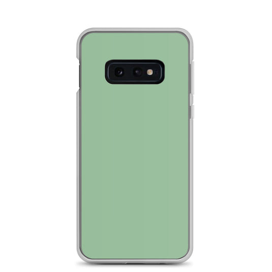 Sea Green Samsung Clear Thin Case Plain Color CREATIVETECH