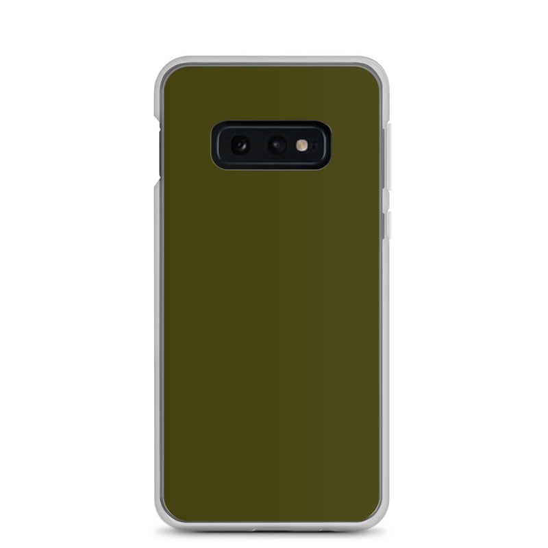 Load image into Gallery viewer, Karaka Tabacco Green Samsung Clear Thin Case Plain Color CREATIVETECH
