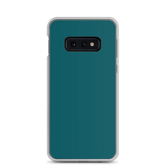 Sherpa Blue Samsung Clear Thin Case Plain Color CREATIVETECH