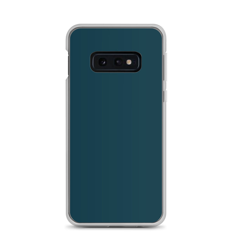 Load image into Gallery viewer, Whale Blue Samsung Clear Thin Case Plain Color CREATIVETECH