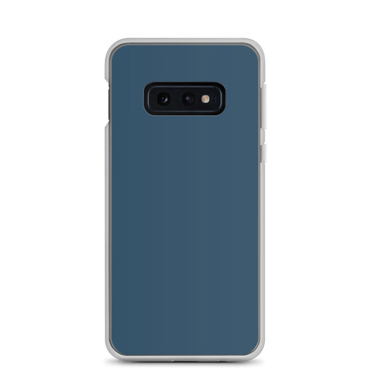 Arapawa Blue Samsung Clear Thin Case Plain Color CREATIVETECH