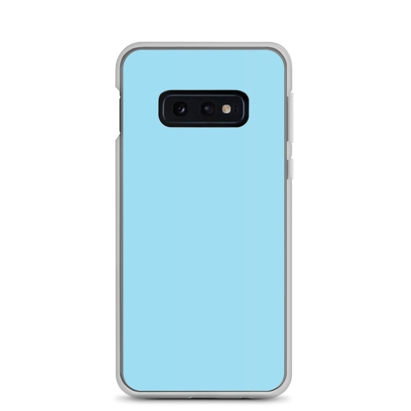 Load image into Gallery viewer, Columbia Blue Samsung Clear Thin Case Plain Color CREATIVETECH