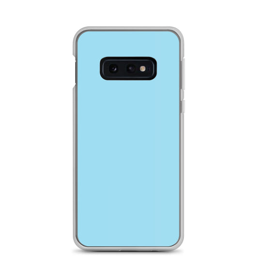 Columbia Blue Samsung Clear Thin Case Plain Color CREATIVETECH