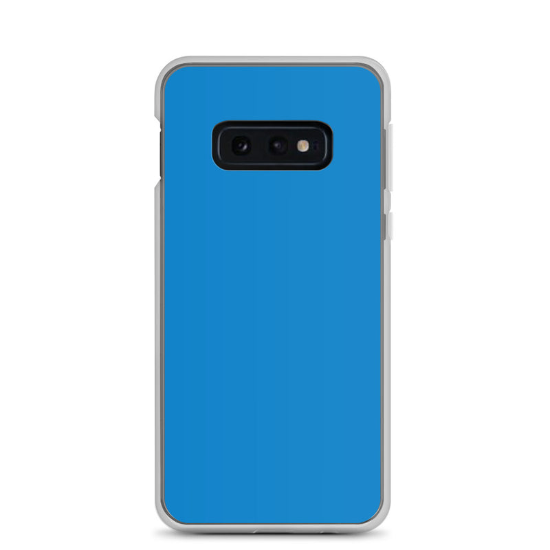 Load image into Gallery viewer, Navy Blue Samsung Clear Thin Case Plain Color CREATIVETECH