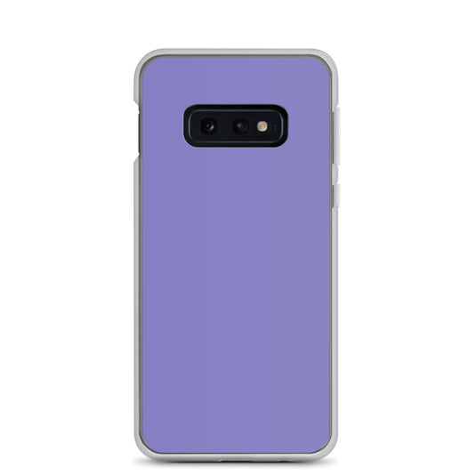 Moody Blue Purple Samsung Clear Thin Case Plain Color CREATIVETECH