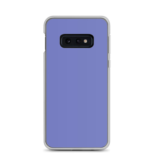 Medium Slate Blue Samsung Clear Thin Case Plain Color CREATIVETECH