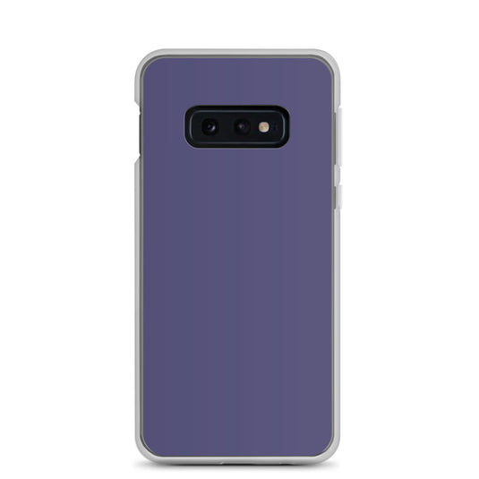 Corn Flower Blue Samsung Clear Thin Case Plain Color CREATIVETECH