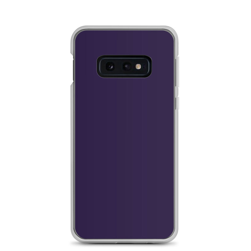 Load image into Gallery viewer, Tolopea Dark Purple Samsung Clear Thin Case Plain Color CREATIVETECH