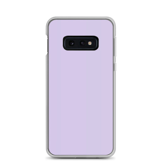 Fog Violet Samsung Clear Thin Case Plain Color CREATIVETECH