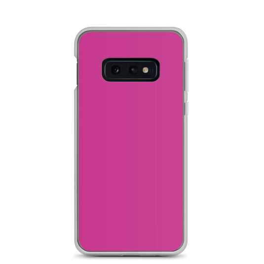Medium Red Violet Samsung Clear Thin Case Plain Color CREATIVETECH